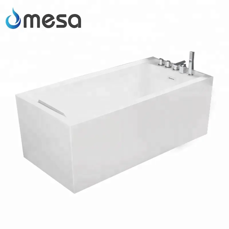 Ecke acryl rechteckigen soaker einweichen rechteck badewanne in bad mit günstigen preis und benutzerdefinierte größe