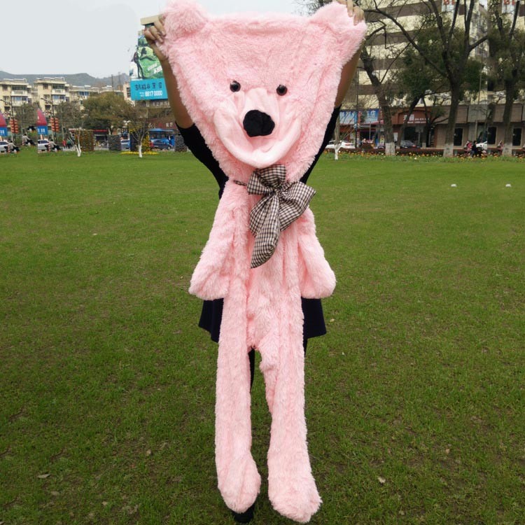Оптовая продажа, 180 см, немягкий плюшевый мишка, скины, заводская цена, плюшевые игрушки-животные, 300 см, большой размер, большой размер, гигантский плюшевый мишка без наполнителя