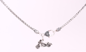 नई शैली लटकन गहने गुंडा शैली मोटरसाइकिल किशोरी हार - Product Image 4