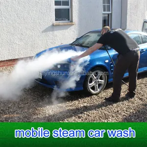 CE no boiler 18 bar 2 hoses diesel steam car wash machine /steam car valet uk