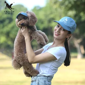 Chapéus modelo bordados para cachorros, bonés de beisebol bordados para crianças, primavera e verão, 2019