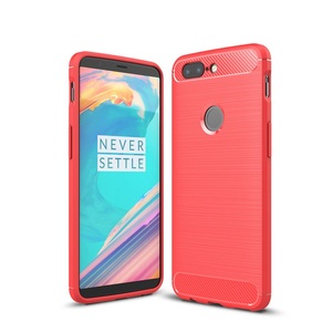 2018 de silicona cubierta del teléfono móvil para <span class=keywords><strong>oneplus</strong></span> <span class=keywords><strong>3</strong></span> <span class=keywords><strong>3</strong></span> t suave fibra de carbono TPU caso para <span class=keywords><strong>oneplus</strong></span> 5 T 5 caso - Product Image 5