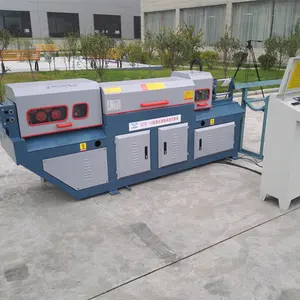 Automatic hydraulic pressure wire rod straightening and cutter machine