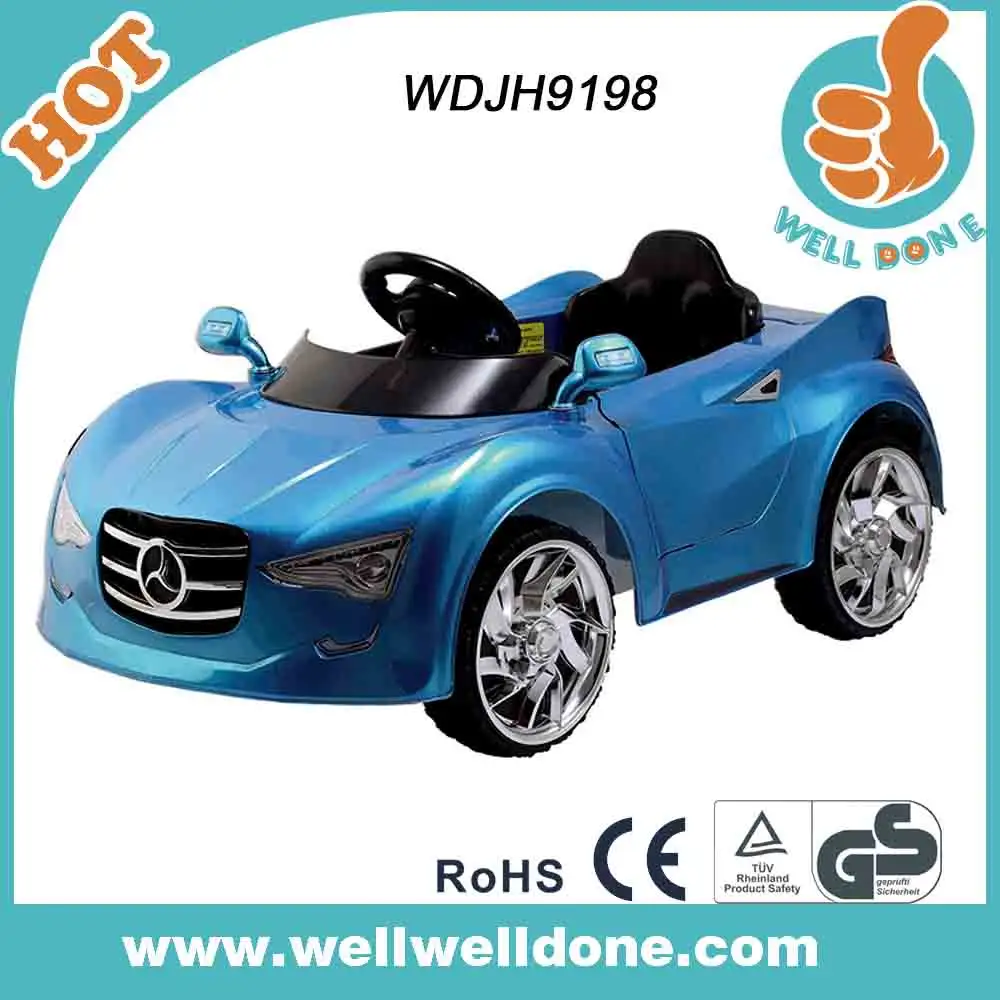 Romate assentos de couro do carro brinquedos para crianças com duplo porta aberta e volume de ajuste WDJH9198