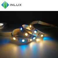 Línea de producción de luces led, tira de luces led de doble flujo de color verde, 2835 smd, modelo sk6812 3535 ip67 14,4 w/m 200m