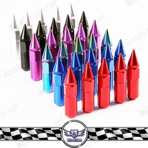 Nuevo tipo de tuerca de la rueda, Neo Chrome 20 unids aluminio Extended Tuner tuercas para ruedas m12x1. 5 m12x1. 25 - Product Image 2