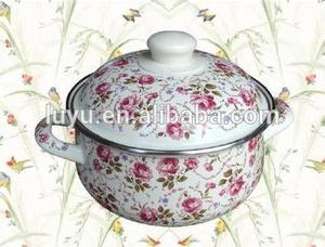 <span class=keywords><strong>Set</strong></span> di <span class=keywords><strong>3</strong></span> pezzi di casseruola di smalto popolare del sud America - Product Image 5