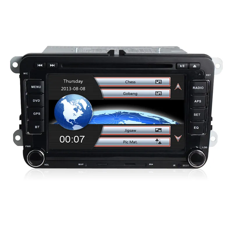 MEKEDE 2 din 7 "kapasitif ekran araba ses dvd OYNATICI için rns510 VW Golf Polo Passat Seat skoda bora gps navigasyon radyo wifi