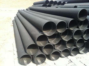 <span class=keywords><strong>Tubo</strong></span> in <span class=keywords><strong>Polietilene</strong></span> <span class=keywords><strong>Corrugato</strong></span> a Doppia Parete HDPE per Fognature - Product Image 3