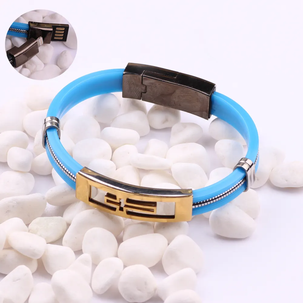 technolog new model chargeable fashion usb flash drive cable stainless steel bracelets dubai gold bangles latest designs for men
