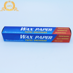 Fabricage voedsel wikkelen papel de parafina 302mm * 23 m met klant ontwerp kleur box - Product Image 6