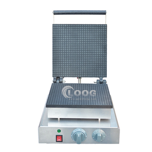 Máquina para Hacer Conos de Helado y Waffles de Acero Inoxidable Eléctrica Goodloog, Máquina Comercial para Hacer Stroopwafels de 1750 W con Temporizador de Apagado Automático - Product Image 1