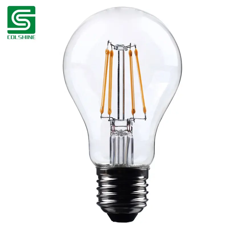 Colshine LEDフィラメント電球a60フルガラス光源