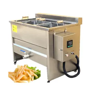 Máquina freidora Industrial automática, patatas fritas, cebollas, crujientes, cebolla frita, precio en venta