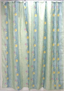 Tela de la cortina floral <span class=keywords><strong>reseda</strong></span> diseños de sublimación impreso plástico PVC cortina de ducha, baño cutains - Product Image 1