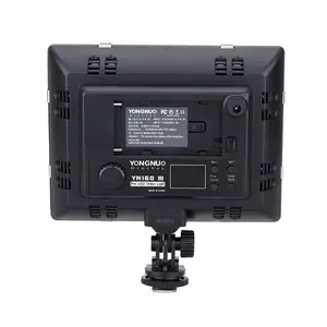 <span class=keywords><strong>YONGNUO</strong></span> YN-<span class=keywords><strong>160</strong></span> III YN160 III Pro Lampe Vidéo <span class=keywords><strong>LED</strong></span> avec Couleur réglable pour Canon pour Appareil Photo REFLEX NUMÉRIQUE Nikon - Product Image 1