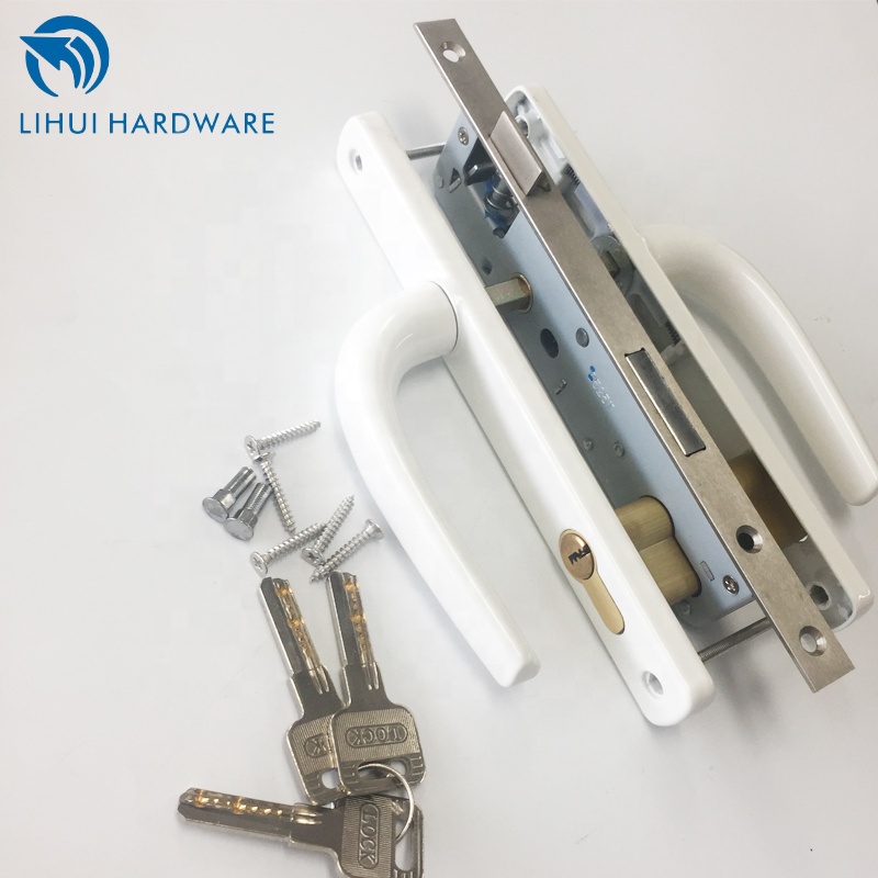 Многоточечный дверной замок из НПВХ белого или черного цвета