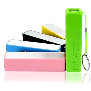 Fabrika fiyat 2600 mah mini güç bankası taşınabilir usb harici pil