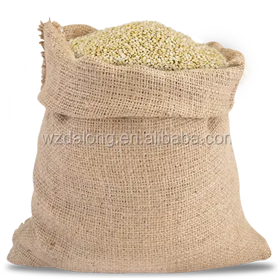 卸売輸入ジュートバッグ米、Jute Bag For Rice、10キロJute Rice Bags BSCI SEDEX