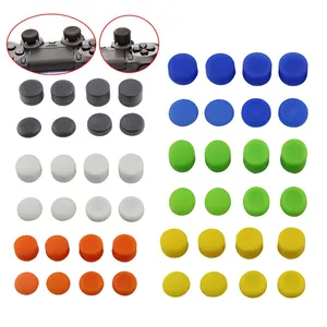 7 colori Morbido Joystick Analogico A Bilanciere cap grip copertura Thumbsticks Parti di Ricambio per Playstation 4 PS4 Controller