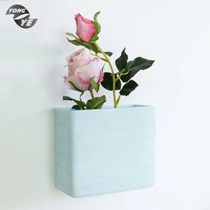 Occidentale indoor elegante ornamento vari colori popolari di design per la casa decorazione da <span class=keywords><strong>parete</strong></span> in ceramica appeso vaso - Product Image 4