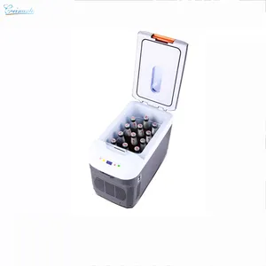 Leeeinauto — mini réfrigérateur portable 25l, glacière pour voiture, pour la maison, dc 12v ac 220v