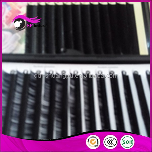 NOUVELLE marque de DISTRIBUTEUR SPLENDIDE SOIE CILS FAUX VISON FOURRURE DES EXTENSIONS de CILS INDIVIDUELS
