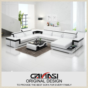 Juego de Sofás de Cuero Royal, Muebles para Arabia Saudita, Muebles Antiguos al por Mayor - Product Image 3
