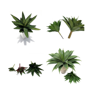 Planta Artificial de Aloe <span class=keywords><strong>Vera</strong></span> de Plástico al por Mayor para Decoración con Tacto Real - Product Image 3