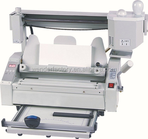 Reliure de colle <span class=keywords><strong>avec</strong></span> pliage Perforation Découpage Bureau Gluing Hot Glue Binder - Product Image 1