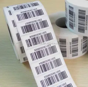 Strong Adhesive Bar Code Serial Number Sticker Printing