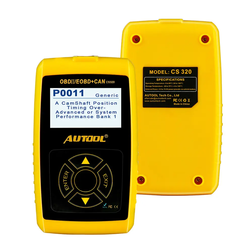 AUTOOL CS320 OBD2เครื่องสแกนเนอร์ OBD 2 II เครื่องอ่านรหัสรถยนต์ Scan Diagnostic เครื่องมือ