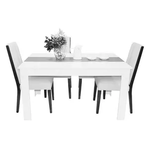 Factory hot sale high gloss luxury dinning table set dining room furniture