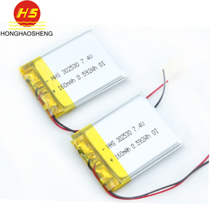 사용자 정의 리튬 이온 폴리머 고용량 배터리 160mah 리튬 배터리 팩 뜨거운 판매 302530 <span class=keywords><strong>3.7V</strong></span> Ce - Product Image 6