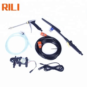 Manual <span class=keywords><strong>lavadora</strong></span> portátil coche 12 V con presión pistola de lavado - Product Image 1