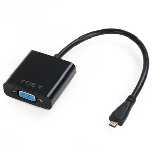 1JustLink באיכות גבוהה מיקרו HDMI ל-vga ממיר מתאם כבל תמיכת HD 1080P