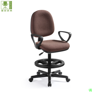 Tabouret de laboratoire avec accoudoir, tabouret de laboratoire réglable, chaise de secrétaire en tissu, chaise de personnel de travail, chaise de travail industriel - Product Image 3