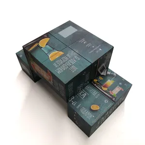 Custom Mini 3x3 Color Puzzle Cube Folding Magnetic Magic Photo Cube With Logo