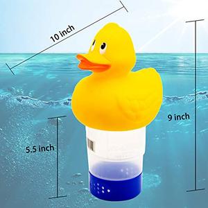 Accessoires de <span class=keywords><strong>piscine</strong></span> personnalisés Canard Flotteur de chlore Distributeurs de chlore flottants pour <span class=keywords><strong>piscine</strong></span> pour comprimés chimiques Convient aux onglets de 3" - Product Image 2