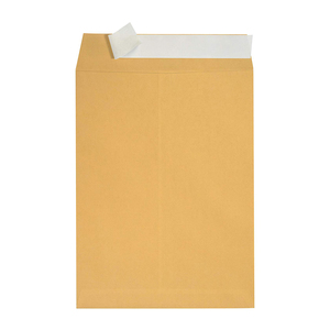 Papier kraft brun personnalisé A4/A5 enveloppe portefeuille auto-adhésif impression offset emballage pour graines cadeau ou sacs postaux - Product Image 1