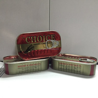 Sardines en conserve de haute qualité 125g SARDINELLA AURITA en sauce tomate poisson de qualité supérieure en canettes d'huile