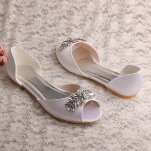 Chaussures plates de mariée pour femmes, 23 couleurs, nouvelle collection - Product Image 3