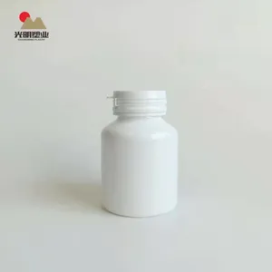 Desain Pelanggan Putih Obat 200 Ml Pil Plastik Vitamin Botol Botol PET