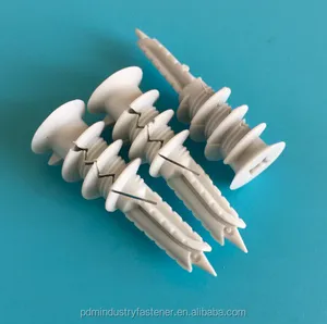 Self-Boor Gipsplaat Vaststelling Plastic Muur Plug Anker En Gipsplaten Schroef