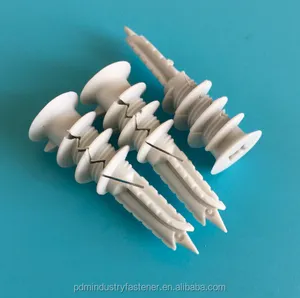 Anclaje de Nailon de Alta Resistencia M6-M15, Autoperforante, para Fijación de Placas de Yeso, Tornillo para Paneles de Yeso de PDM - Product Image 1