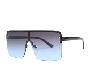2021 22083 new models eyewear one lens fashion big frame sunglasses shades