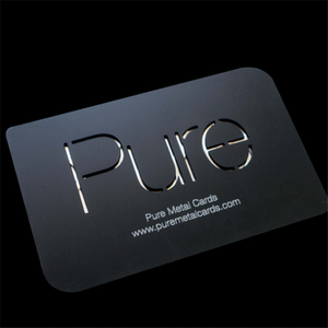 Stainless Steel Black Metal Custom Business <strong>Card</strong>