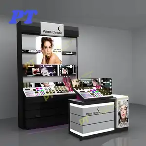 Custom design kosmetische oben zähler acryl, make-up-display-ständer