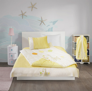 100% Cotton <strong>Cot</strong> Bedding Sheets Quilt <strong>Sets</strong> <strong>Cot</strong> <strong>Bumper</strong> With Nappy Stacker - Product Image 1