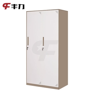 Casier de rangement moderne en acier à deux portes Classeurs en métal enduit de poudre pour l'école, le bureau, la <span class=keywords><strong>chambre</strong></span> et l'hôpital - Product Image 4